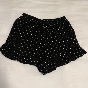 Polka Dot Ruffle Shorts